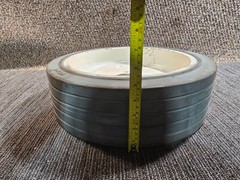 (QTY 1) Camso Solid Gray/White Ribbed Tire 5 Lug 16×5 5×115 94103112
