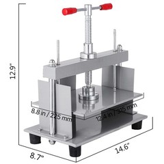 VEVOR Steel Bookbinding Press A4 Size Papermaking Book Press 12 x 8.6 inch