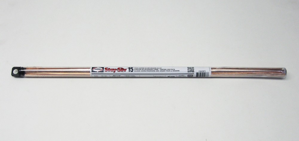 61035 15620F1 Harris Stay-Silv 15 15% Silver Solder Brazing Alloy 28 Sticks
