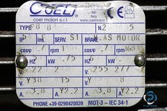 COEL F80B4 BRAKE MOTOR_1400/1680 RPM_F 80 B4_0.75/0.90 kW_3.8/2.2 A_Electric