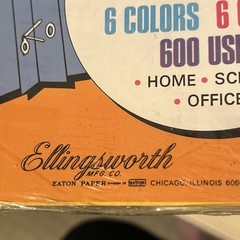Rare Vtg DUO-TANG Color 6pk Report Covers NOS Original Price Tag Of 81 Cents