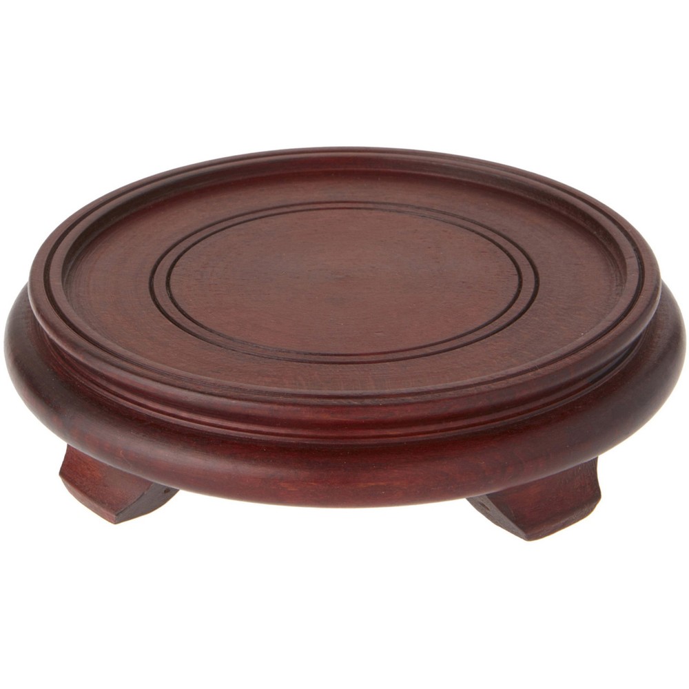 Bard’s Dark Wood Decorative Base 1.875″ H x 7.5″ W x 7.5″ D (6″ Display Dia.)
