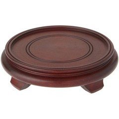 Bard’s Dark Wood Decorative Base 1.875″ H x 7.5″ W x 7.5″ D (6″ Display Dia.)