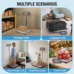 440LB Digital Shipping Postal Scal Tare Count Auto Off Package Luggage Warehouse