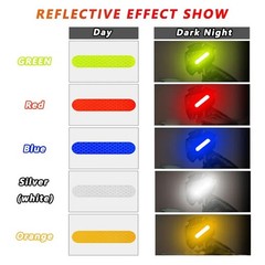 Reflective Stickers 10-80 PCS High Visibility Reflective Tape Waterproof Strips