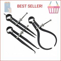 3 Inside Outside Divider Calipers Machinist Tool Set 6″
