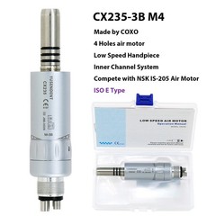 US COXO Dental Low Speed Inner Water Air Motor 2 Holes 4 Holes CX235-3B B2 M4