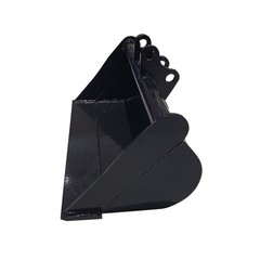 AGT 20in Excavator Plain Bucket Attachment Toothless for Mini Digger 0.8-1.8ton