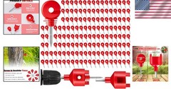 Rust-Resistant Electric Fence Insulators – 200 Pcs for Safe Animal Control
