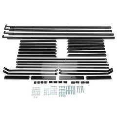 Shipping Container Shelving Shelf Bracket Black Steel Universal Pack of 4