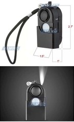 Portable Motion Sensor Safety Alarm – Personal Defense Perimeter Security & LED
