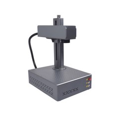 Auto Focus 100W JPT Mopa Fiber Laser Engraver Machine Color Marking Electronic Z