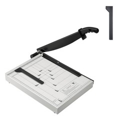 Uimoso Paper Cutter Guillotine Trimmer 15″ 16 Sheets Cutting Capacity Metal Base