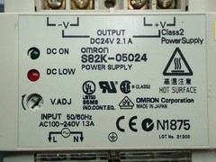 OMRON S82K-05024 S82K-SERIES POWER SUPPLY 08211154022