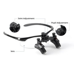 3.0X/4.0X/5.0X/6.0X Dental Medical Ergo Loupes 5W LED Surgical Head Light ENT