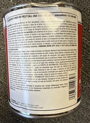 Christy’s Red Hot Blue Glue Blue Cement For PVC Pipe, 32 oz 1 Qt, 505201, Dented