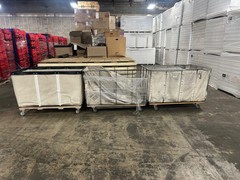 Canvas Basket Truck – 54″ x 34″ x 37″ Industrial Laundry Material Handling Cart