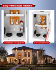 200 Amp Transfer Switch, 48000W General-Duty Double-Throw Safety Switch