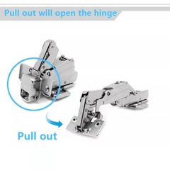 165 Degree Corner Cabinet Hinges 2 Pack Full Overlay Hydraulic Concealed Soft…