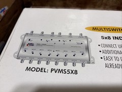 PVMS5X8 – PERFECT VISION – 5 INPUT 8 OUTPUT MULTISWITCH INDOOR/OUTDOOR SWITCH