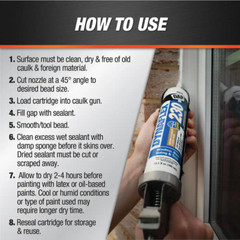 Dynaflex 230 10.1 Oz. Almond Premium Elastomeric Exterior/Interior Window, Door