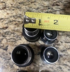 6 Olympus Microscope WFX Bi Eyepieces Magnification 10X & 15X- 47mm