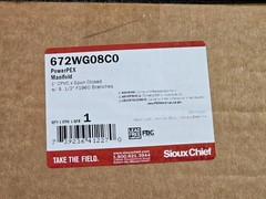 Sioux Chief PowerPEX Manifold 1″ CPVC with 8 Port 1/2″ F1960 Branches 672WG08C0