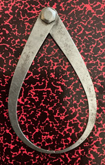 2 Vintage Starrett Firm Joint Outside Flat Calipers