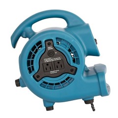 XPOWER P-80A 1/8 HP Mini Air Mover Carpet Dryer Blower Floor Fan w/ Dual Outlet