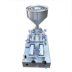Liquid Paste Filling Machine Horizontal Pneumatic 50-500ml 800W Double Head