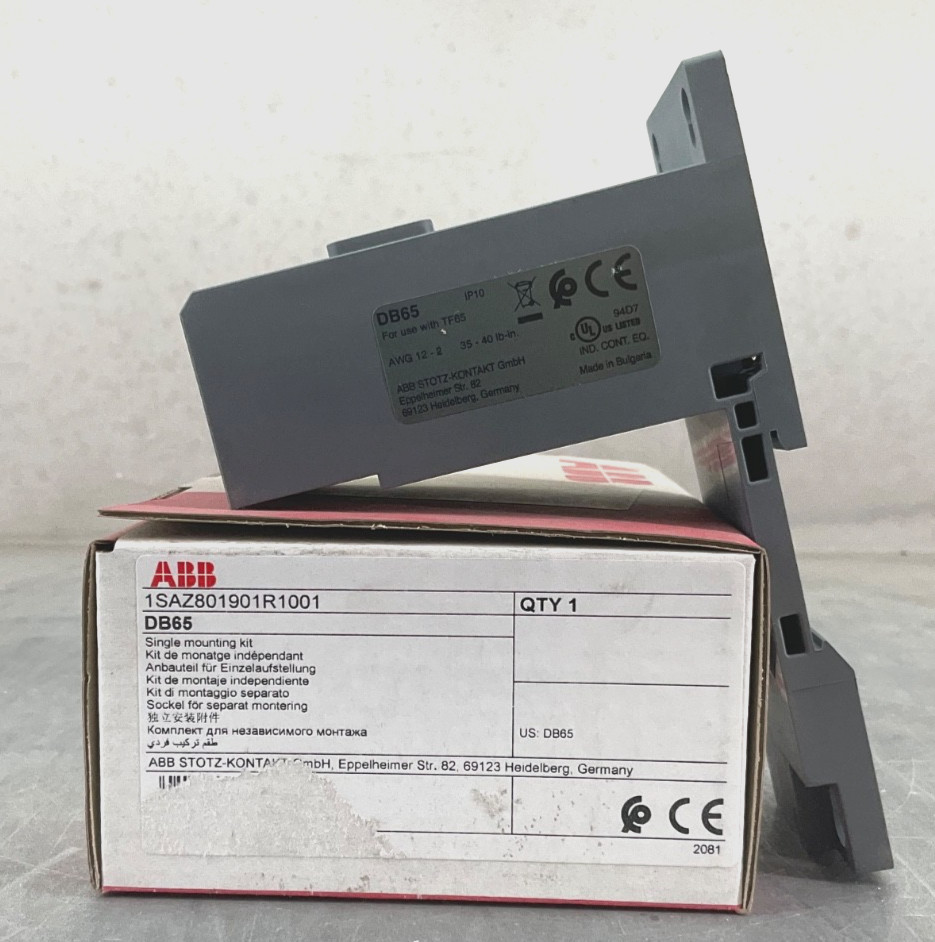 NEW ABB DB65 SINGLE MOUNTING KIT TF65 1SAZ801901R1001