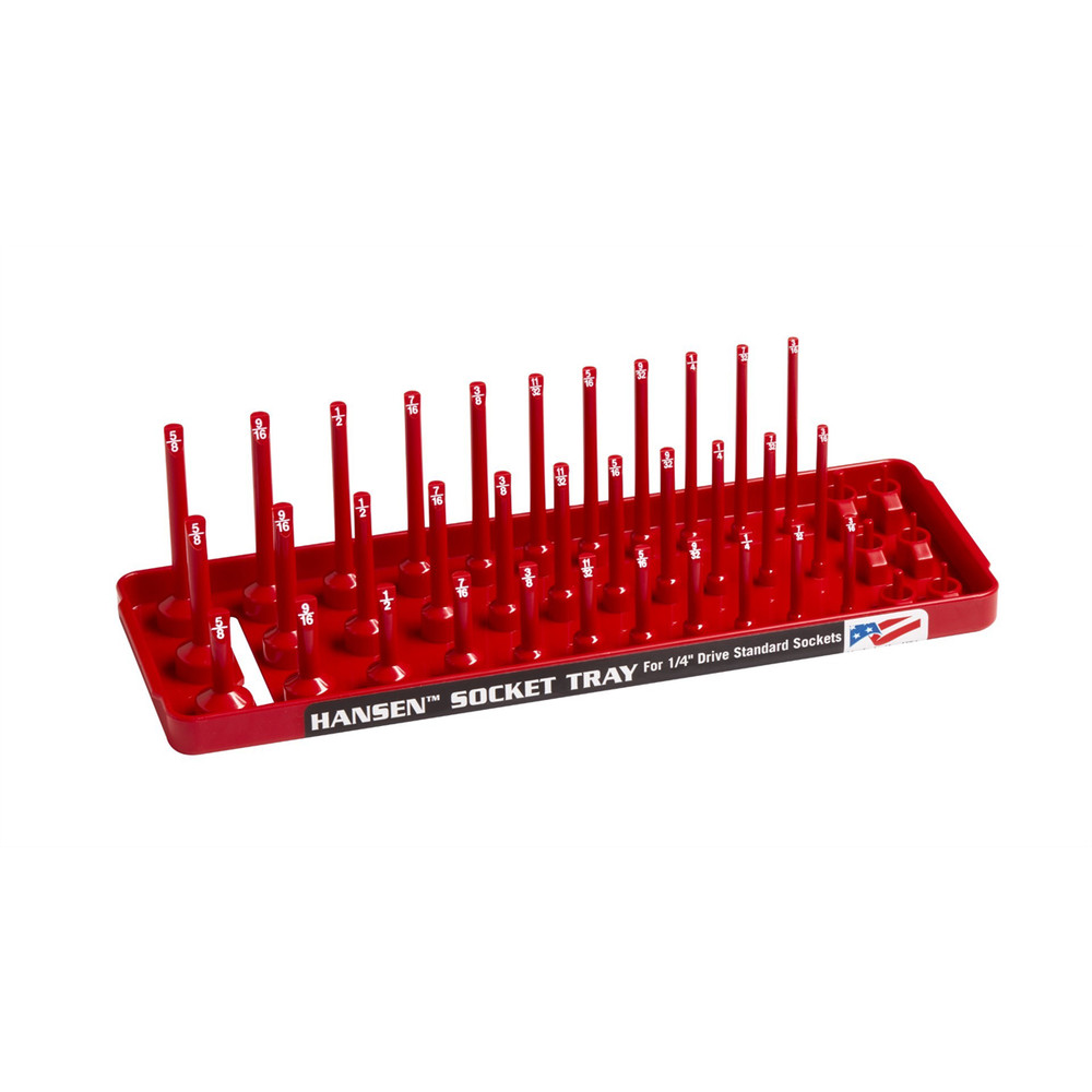 14013 Hansen Global 1/4″ DR. 3-Row Soc Tray