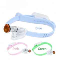 Dental Medical Wireless 5W LED Head Light Utra-light ENT Headband Headlight Blue