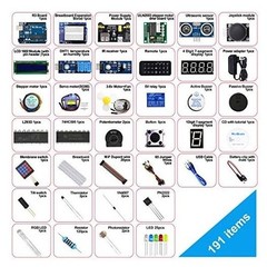 Super Starter Kit Based on Arduino UNO R3 with Tutorial and Controller Board Com