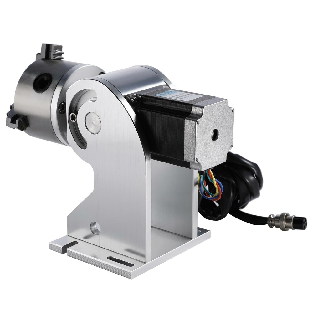 OMTech Rotaion Axis Rotary for 80W 60W 50W 30W 20W Fiber Laser Marking machine