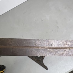 Vintage Brown & Sharpe 12”Combination Square 3 Piece Set Tempered Rule