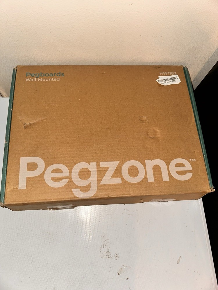 Pegzone HW116 Pegboard Wall Mounted Gray