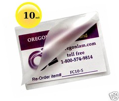 500/pack Hot 10 Mil File Card Laminating Pouches 3-1/2 x 5-1/2 Clear 3.5 x 5.5