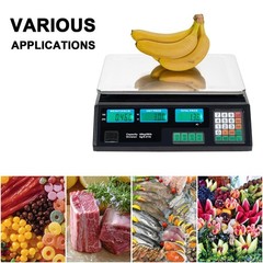 88 LB 40KG/5g Digital Weight Scale Price Computing Food Meat Produce Deli Market