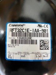 Copeland Hermetic Comp RFT32C1E-IAA-901 115V/1/60 R404 1/2 HP Low and Med. Temp