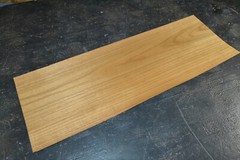 Teak Raw Wood Veneer Sheet 8.5 x 25 inches 1/42nd M4669-85