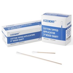 FDA Cotton Tipped Applicators 3″ 6″ Wooden Swabs Medical Disposable Cleaning
