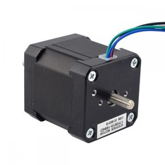 STEPPERONLINE Nema17 Dual Shaft Bipolar Stepper Motor 0.9deg 44Ncm 1.68A 4 wires