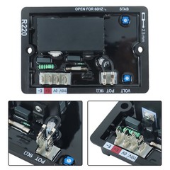Automatic Voltage Regulator AVR R220 Control Panel Voltage Regulator Generator