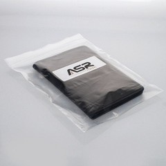 ASR Federal Heavy Duty Black Leather Double ID Holder – Fits 2 Standard IDs