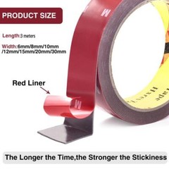 3M Mounting Tape VHB 5925 Double Sided Tape Heavy Duty for Car, Home and Office