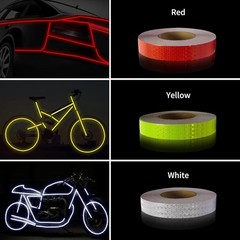 3 Rolls of Reflective Vinyl Tape – 1″ x 10 ft, Perfect for Vehicles and Clothing