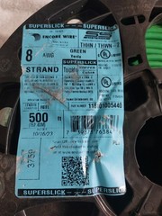 ENCORE SUPERSLICK #8 AWG GREEN STR CU THHN (500FT) 1 PER ORDER