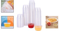 1 oz Disposable Mini Cups, 200 Pack – Safe for Hot Beverages, Hand Wash Only