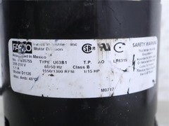 FASCO D1126 Refrigeration Fan Motor 71635755 1/15HP 1550/1300RPM 208/230V 1.1A
